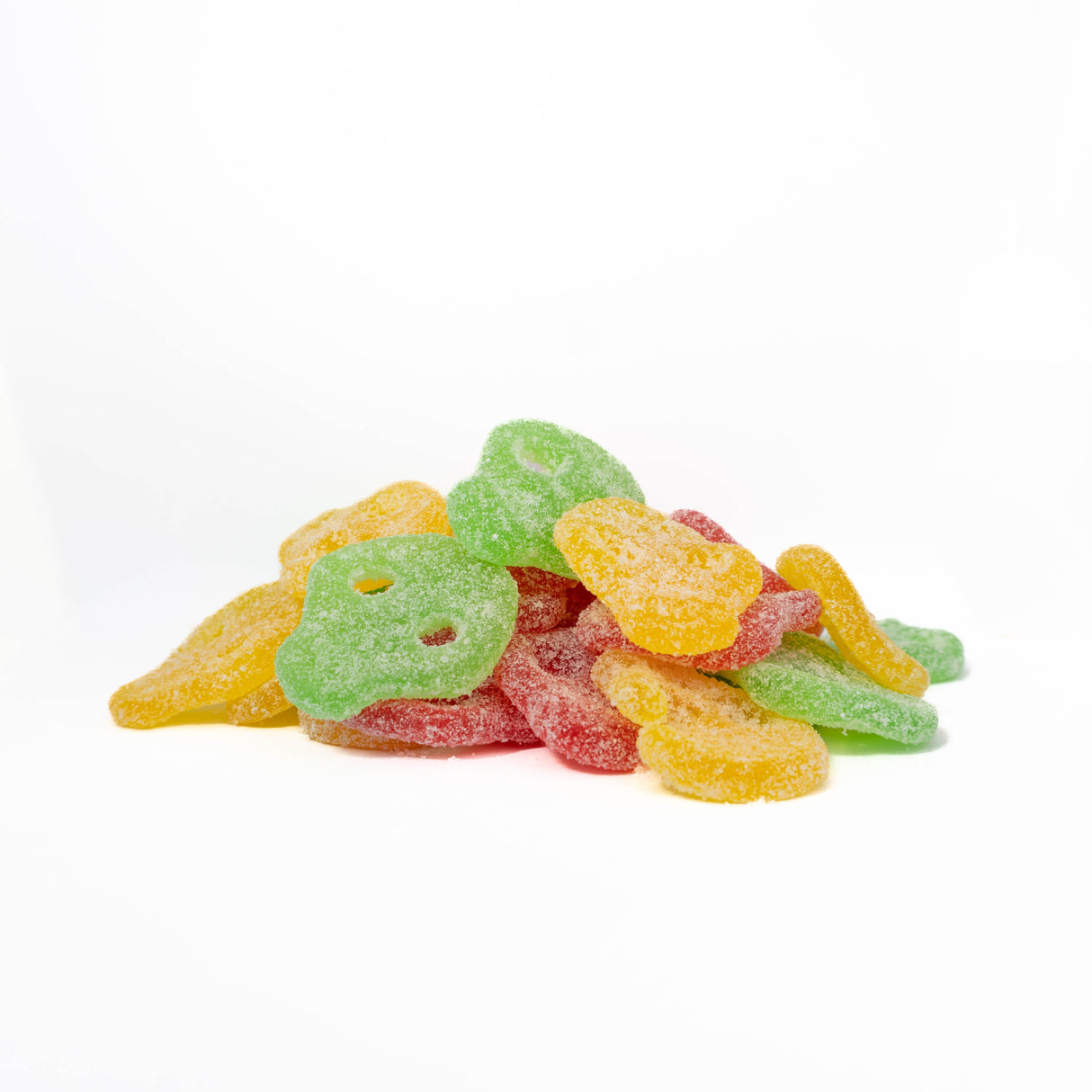 Chuches calaveras ácidas con sabor a fresa, manzana y limón y cobertura ácida
