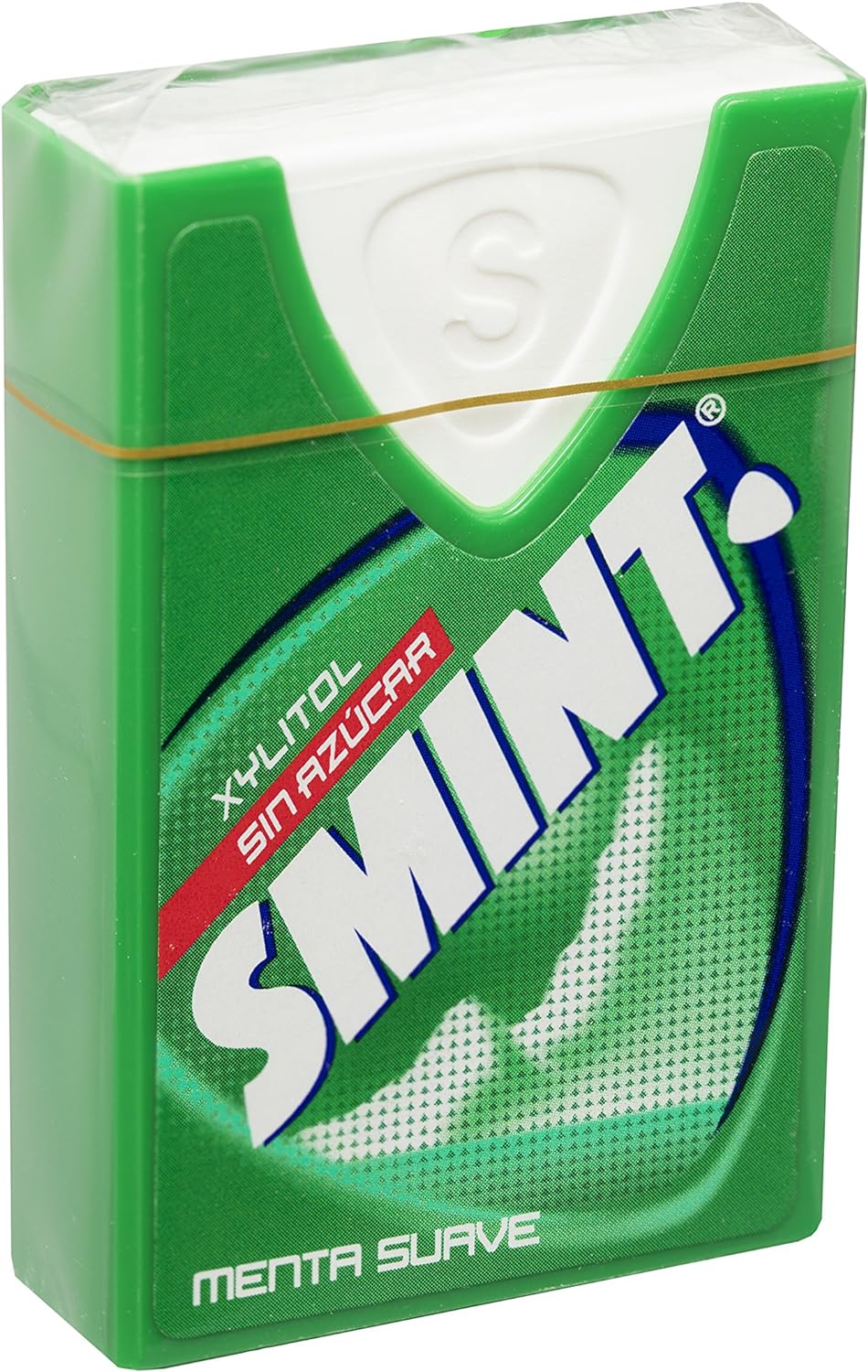 Smint Tin Fresa, Caramelo Comprimido Sin Azúcar - 12 unidades de 35 gr. (Total 420 gr.)