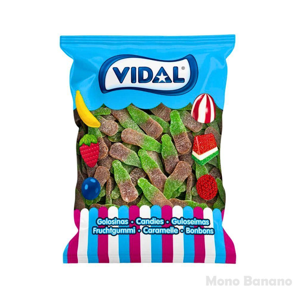 Bolsa de 1 kg de botellas de cola de gominola Vidal