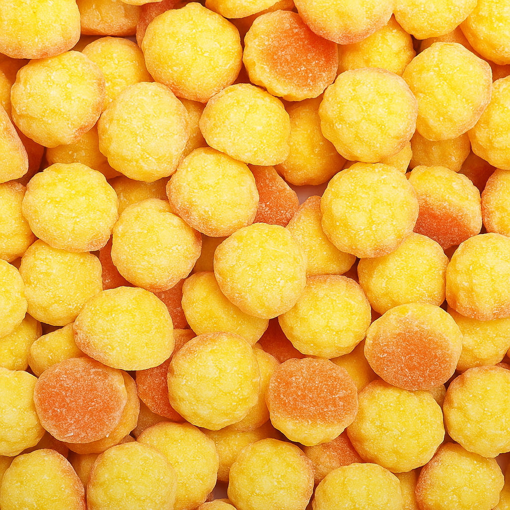 Bolsa de Besos de Natillas Vidal, gominolas sabor nata y caramelo sin gluten, 1,3 kg con 250 unidades
