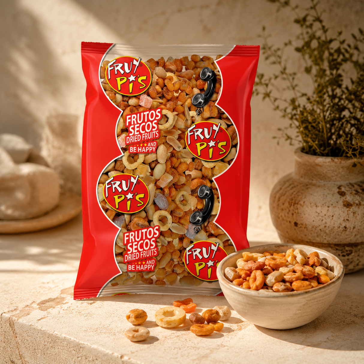 Cóctel spicy picante de frutos secos