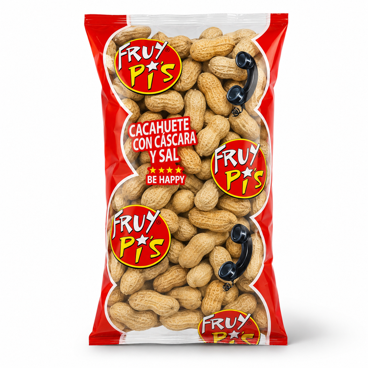 Cacahuete con cáscara y sal