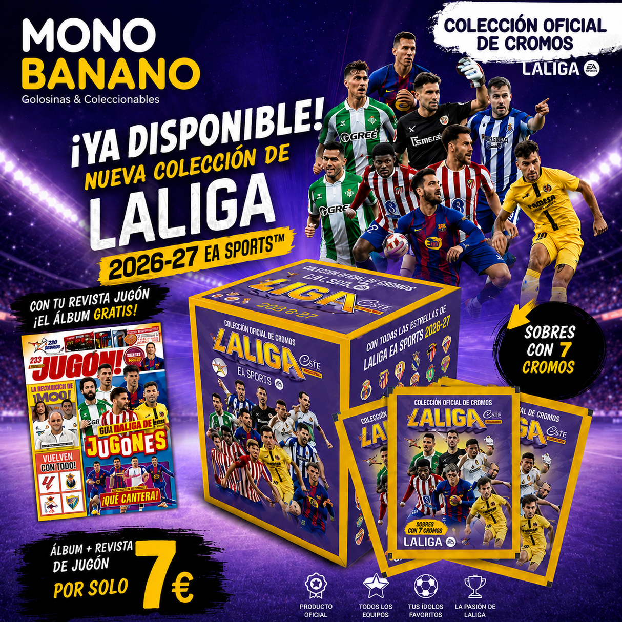Liga Este 2026/27 Panini – Álbum + Revista Jugón