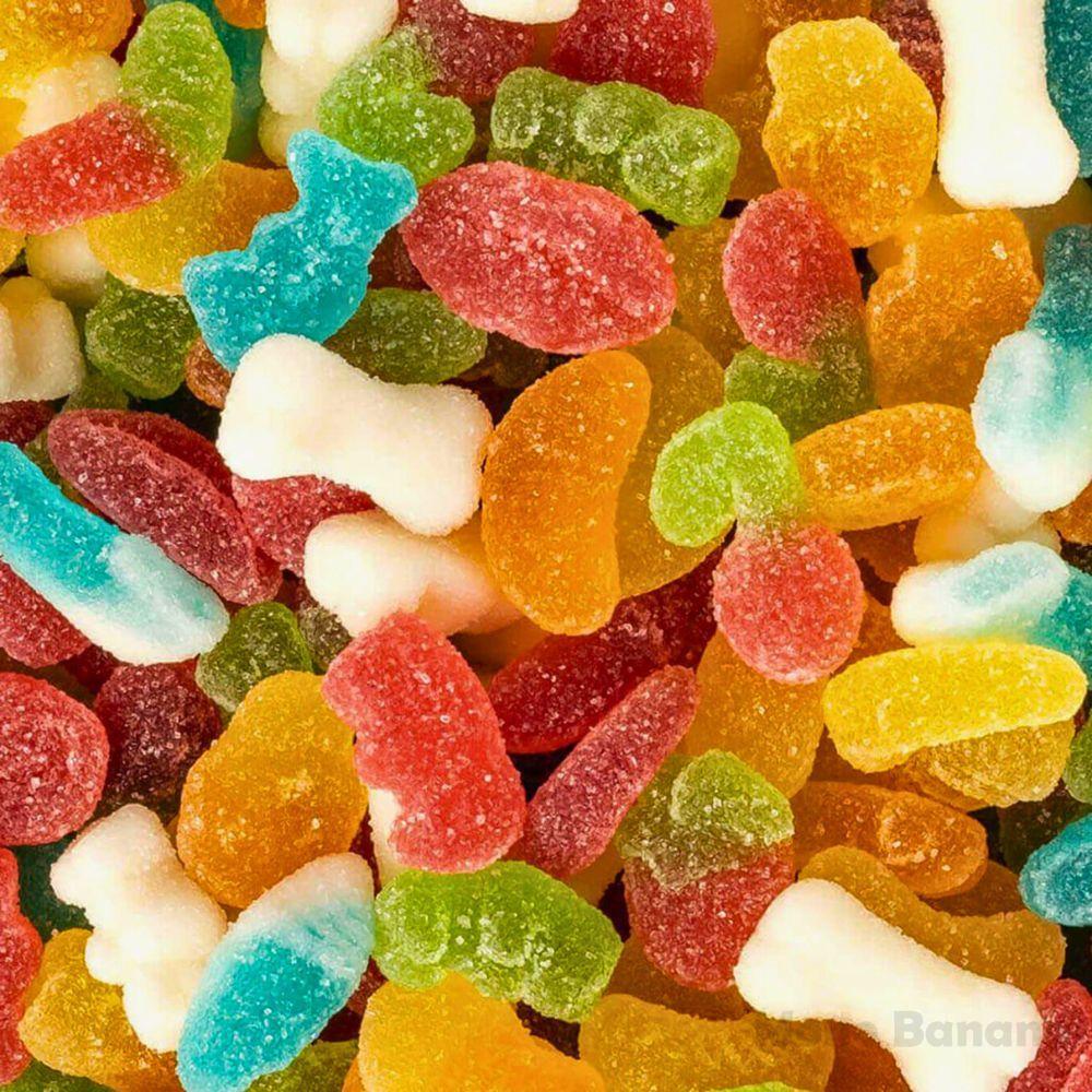 Gominolas mini surtidas Vidal con cobertura de azúcar y sabores de fruta