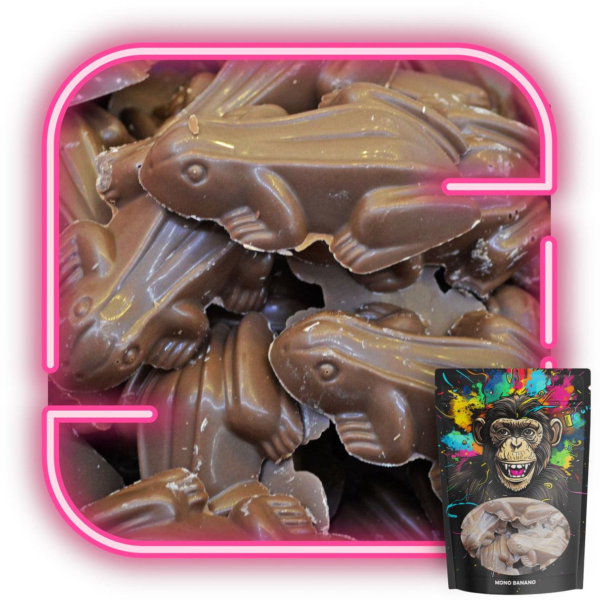 ranas de chocolate
