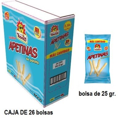 Apetinas SAL 26x25grs - Mono Banano dimensiones