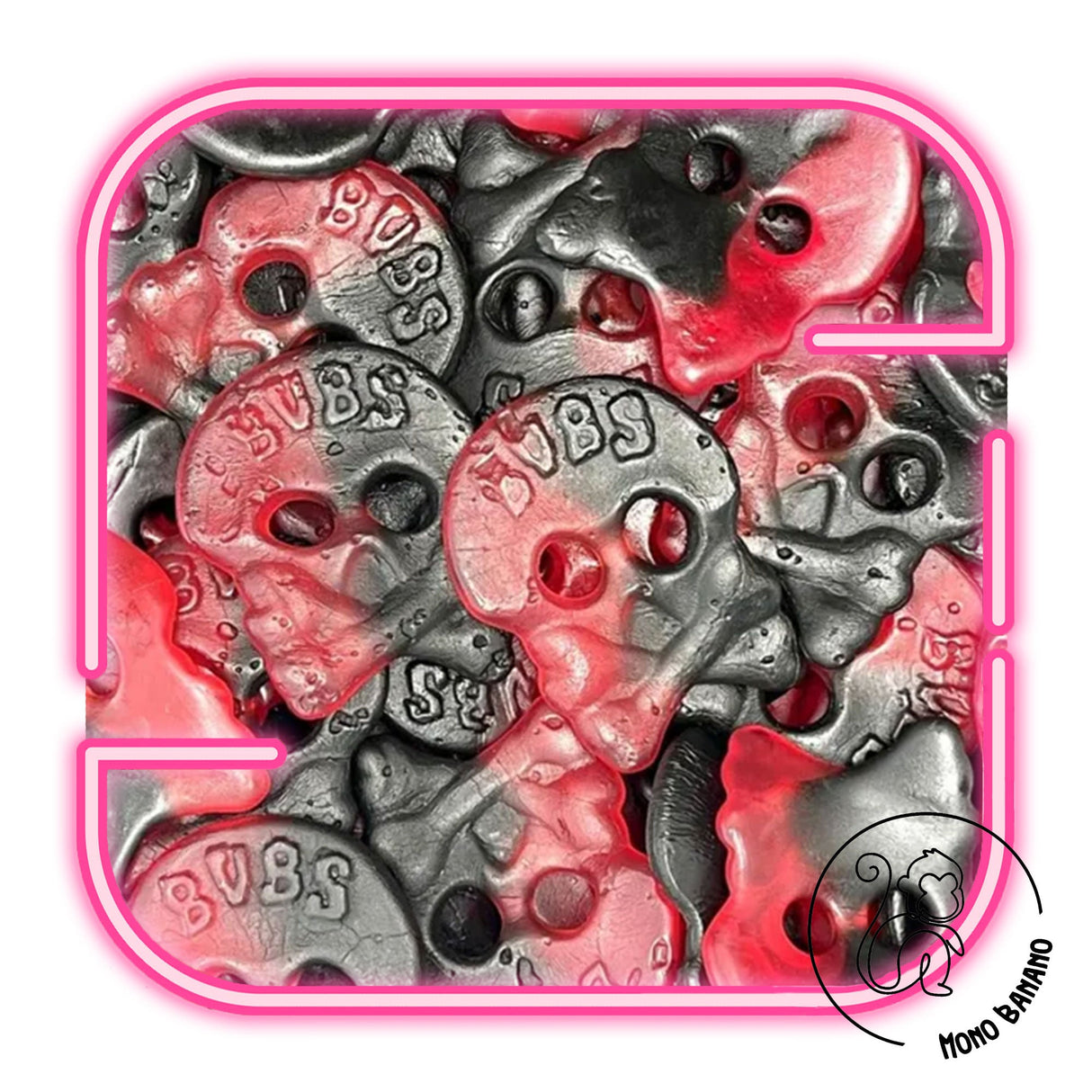 CALAVERAS FRAMBUESA REGALIZ