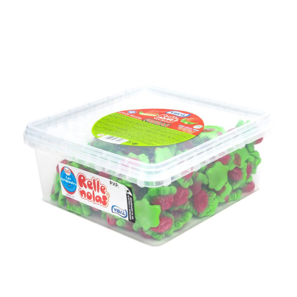 Bandeja de fresas rellenas Vidal de 825 g sin gluten