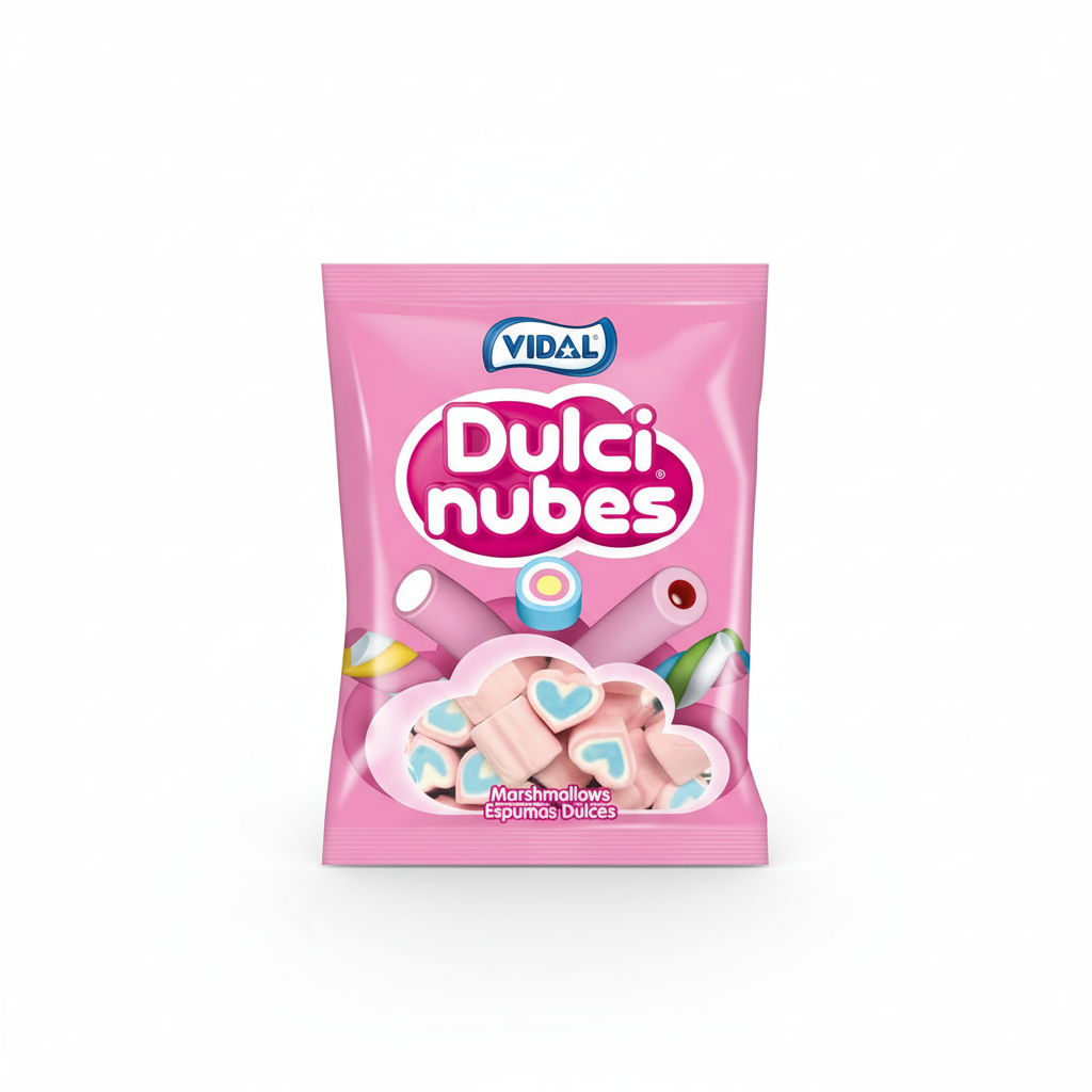Dulcinubes Corazones Tricolor bolsa 837,5 g | 125 uds