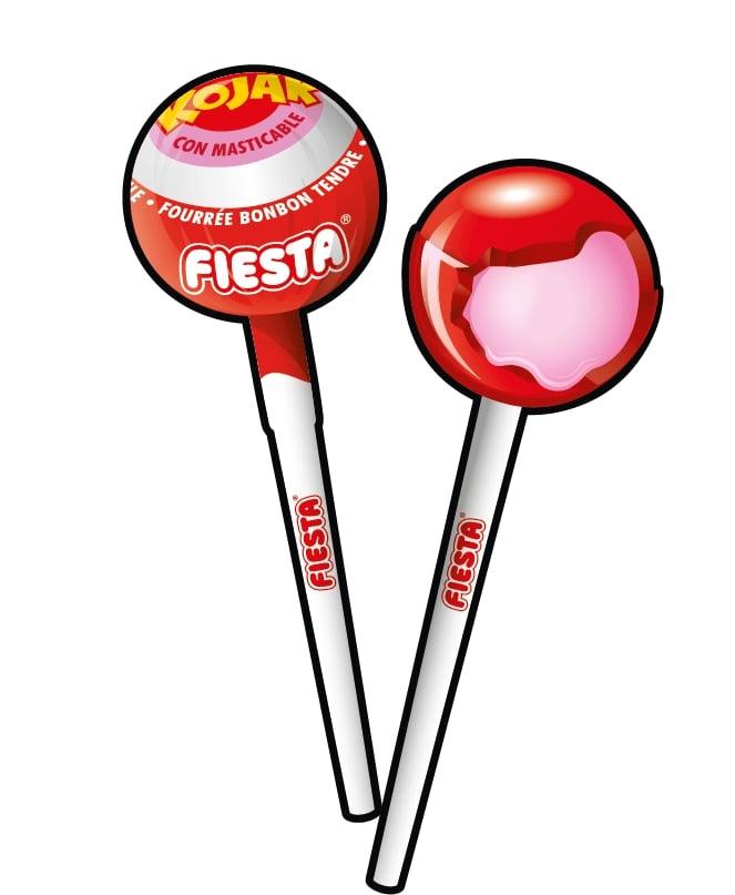 Kojak fiesta Lolipop fresa y cereza - Mono Banano
