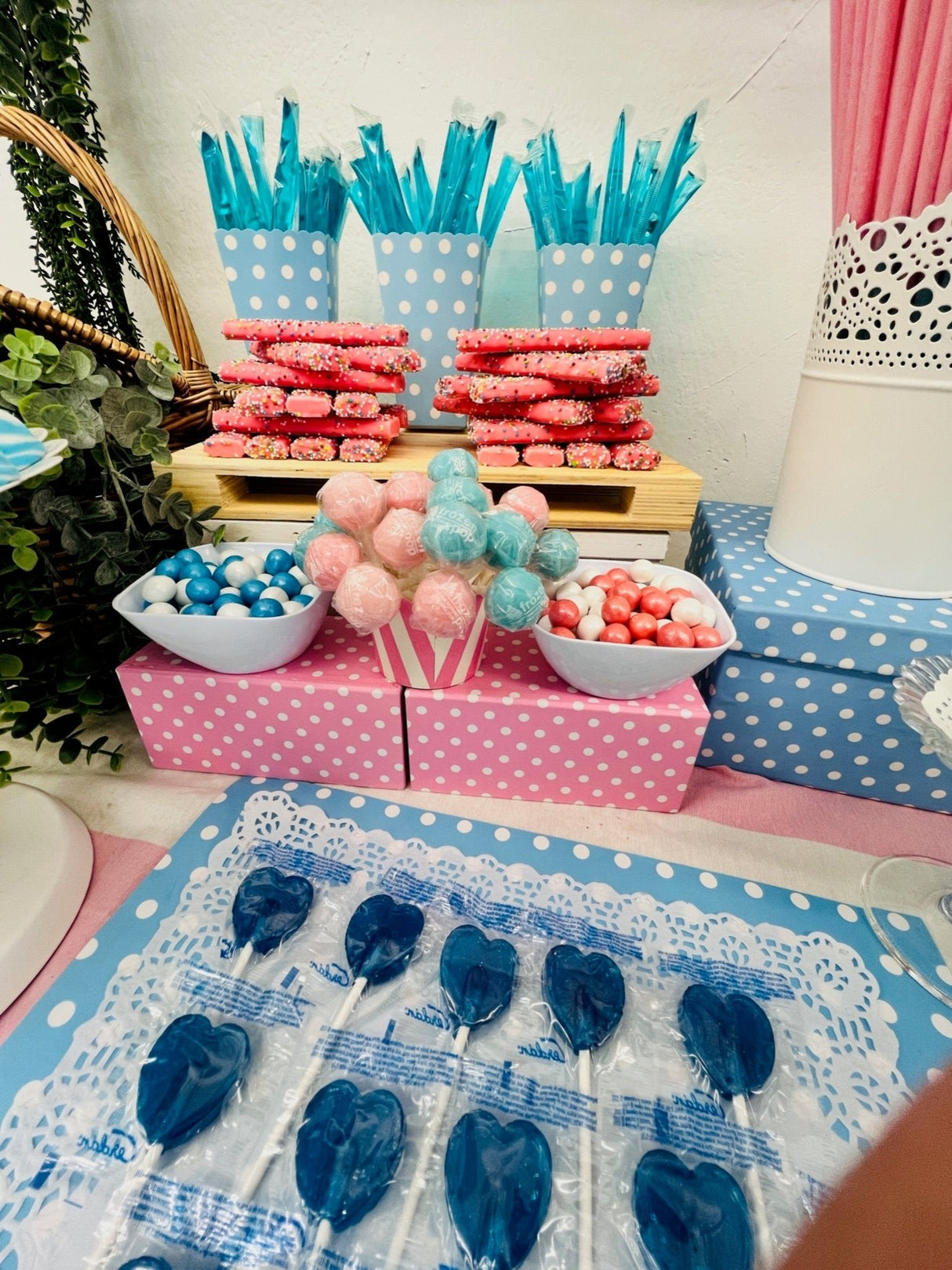 Mesa Dulce Baby Shower - Mono Banano