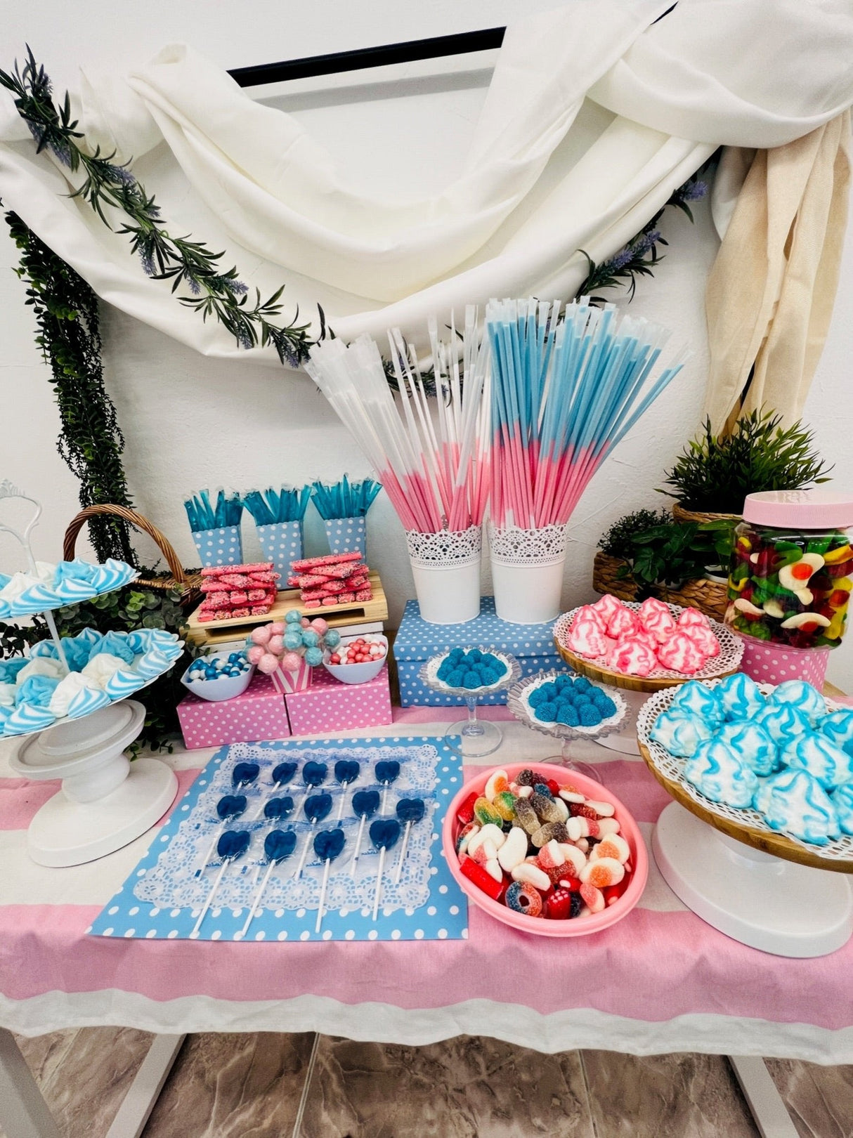 Mesa Dulce Baby Shower - Mono Banano
