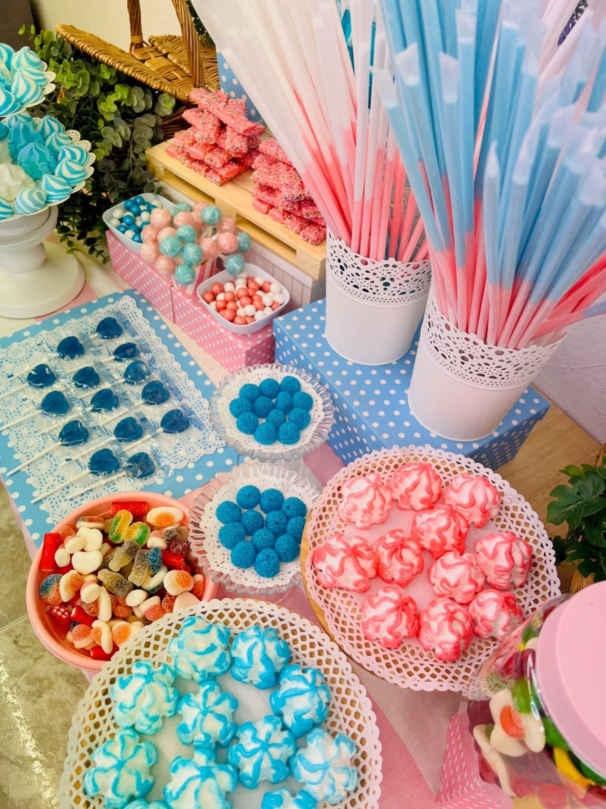 Mesa Dulce Baby Shower - Mono Banano