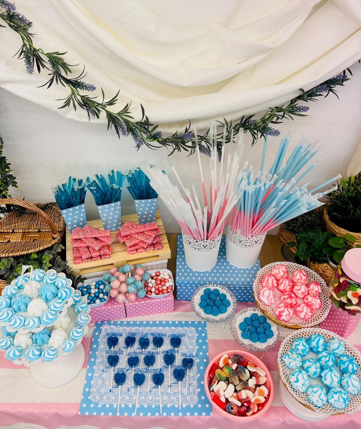 Mesa Dulce Baby Shower - Mono Banano