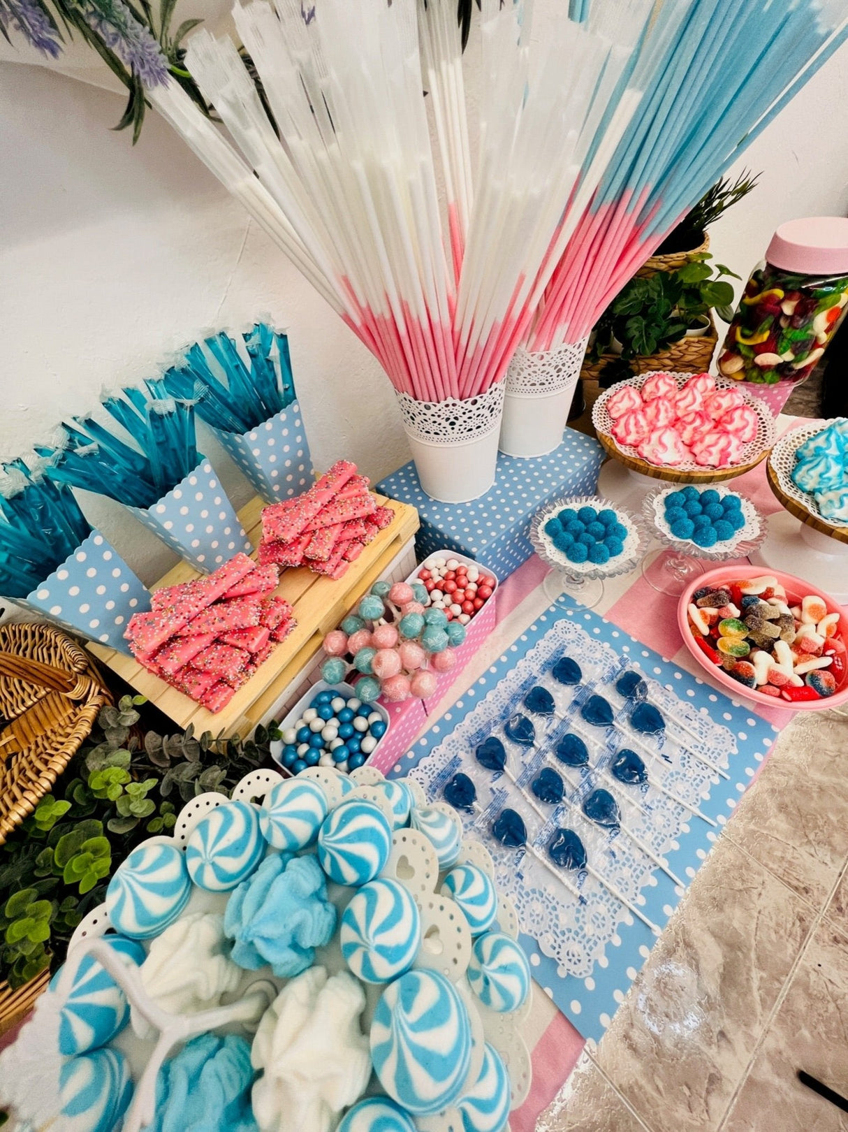 Mesa Dulce Baby Shower - Mono Banano