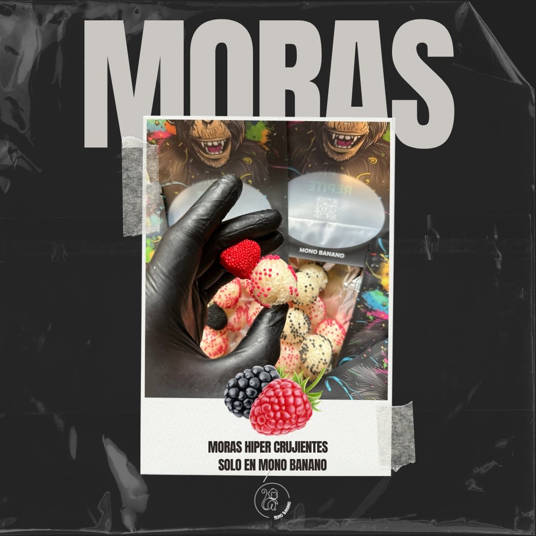 Moras liofilizadas - Mono Banano