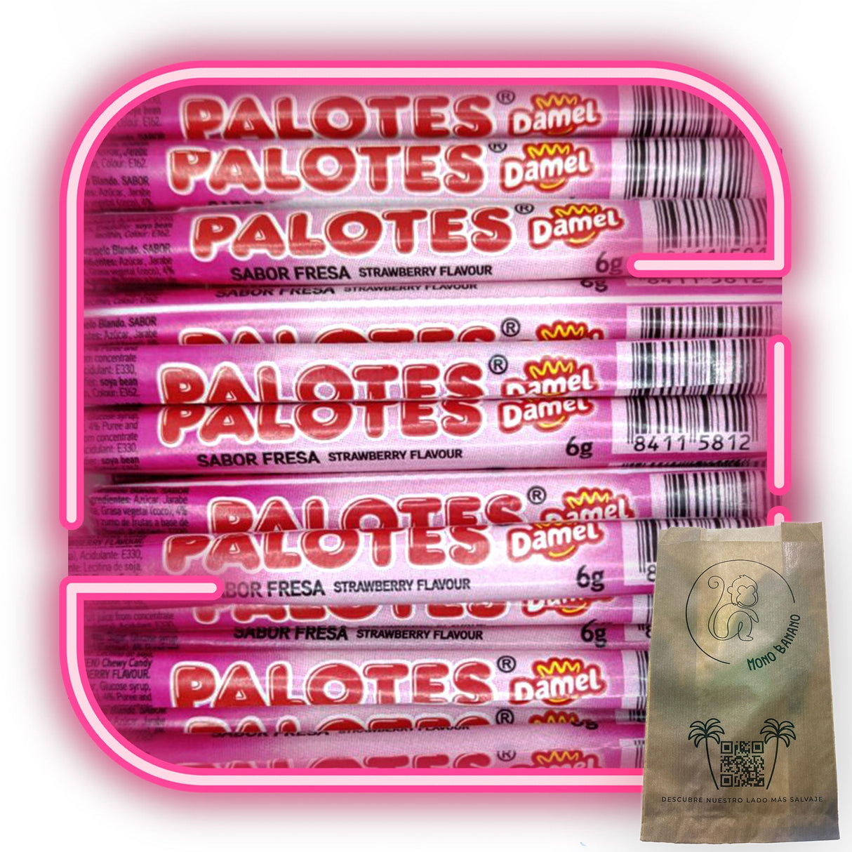 Palotes damel a granel - Mono Banano