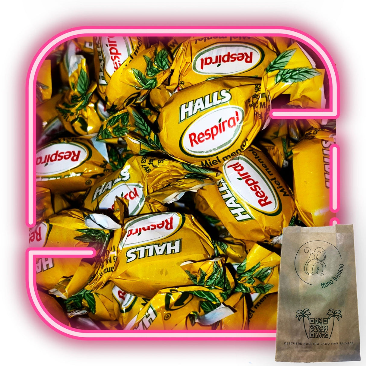 Respiral Miel Mentol a granel - Mono Banano