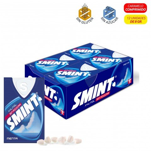 Smint azul menta 12 uds - Mono Banano
