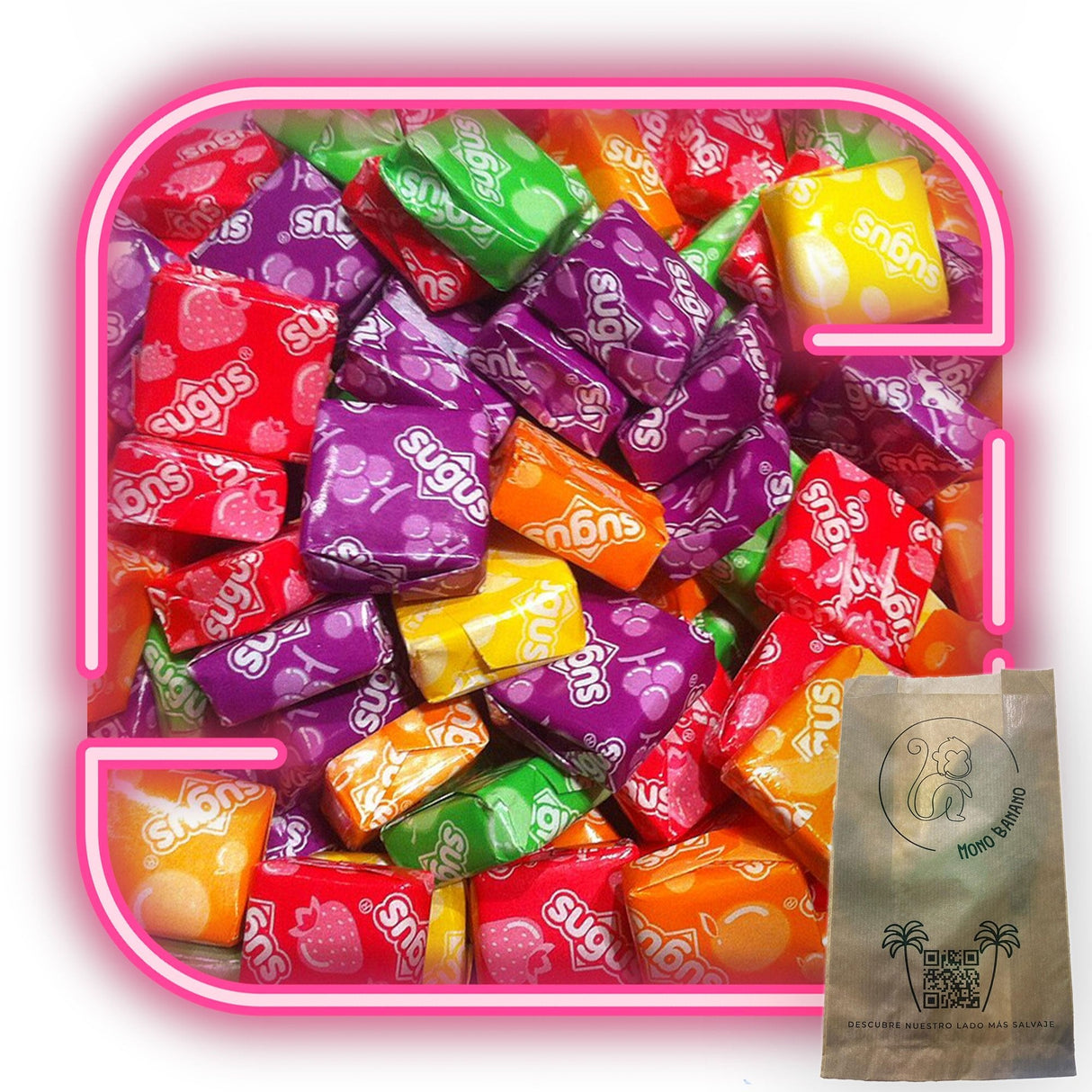 Sugus a granel - Mono Banano