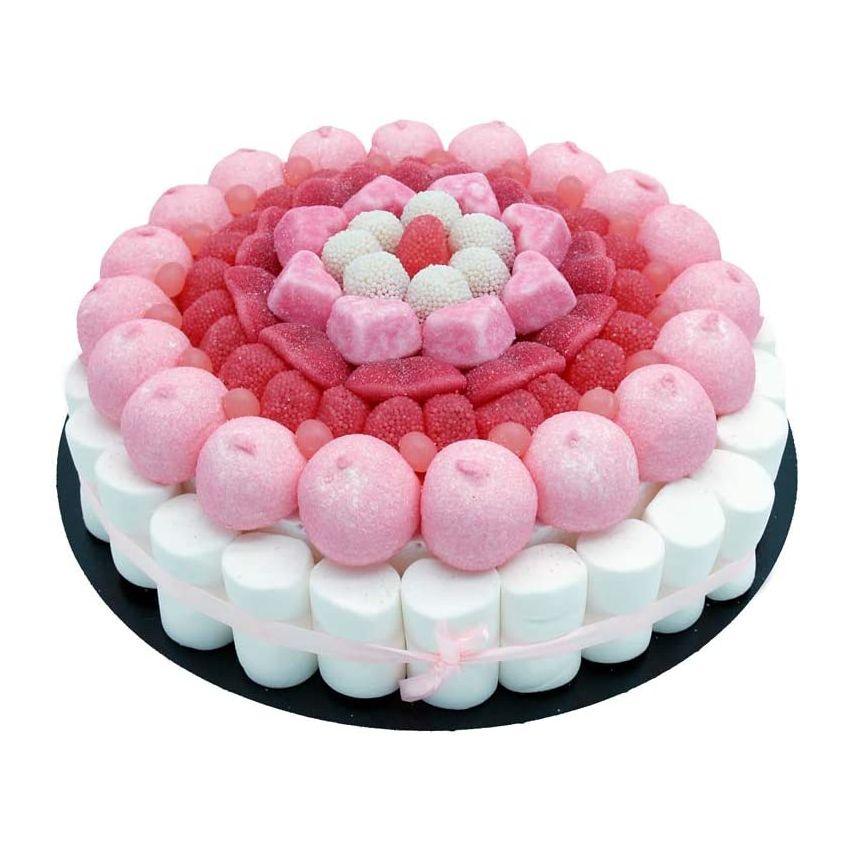 Tarta De Chuches Pink Banano - Mono Banano