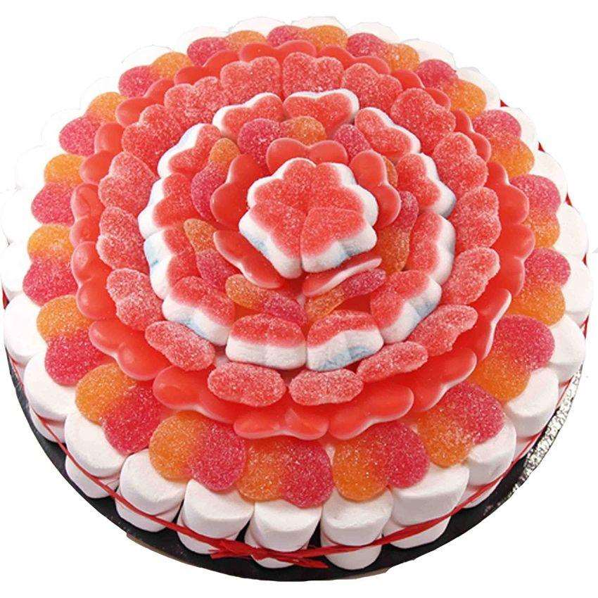 Tarta de chuches Sweetheart Surprise en caja de regalo - Mono Banano