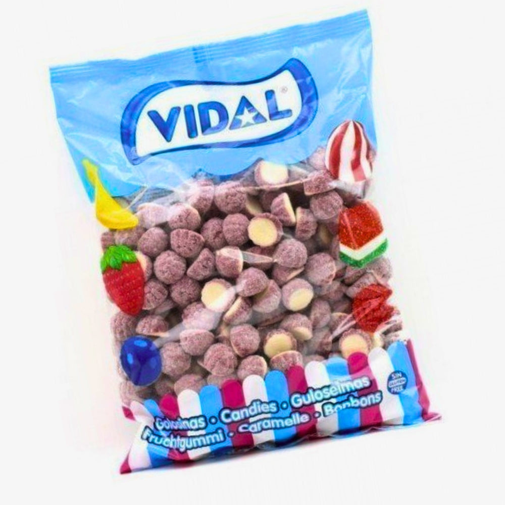 Bolsa de chuches Besos de Mora y Nata de color morado