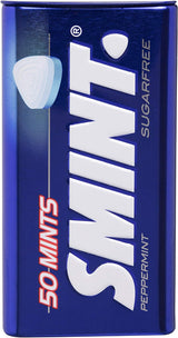 Smint Tin Fresa, Caramelo Comprimido Sin Azúcar - 12 unidades de 35 gr. (Total 420 gr.)