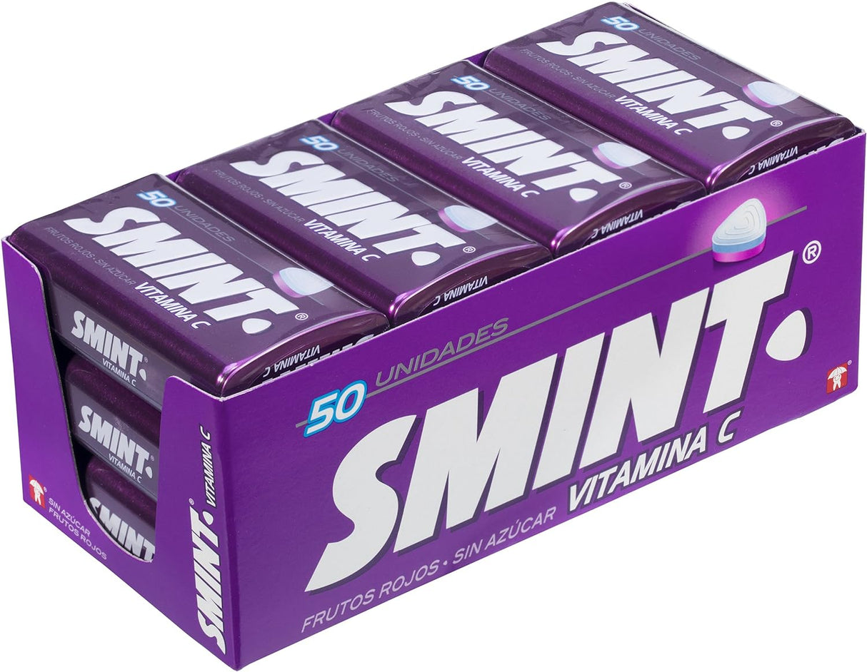 Caja smint lata frutos rojos