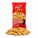 Almendras fritas (caja de 10 bolsas de 95 g) Con almendras al rededor