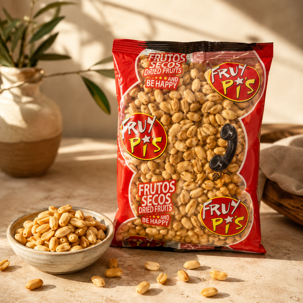 Aperitivo cachuetes bolsa 1kg