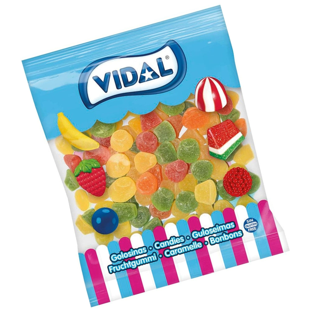 Bolsa de 1 kg de gominolas Parisien Vidal con sabores de fruta surtidos sin gluten