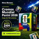 Caja 50 Sobres Mundial 
