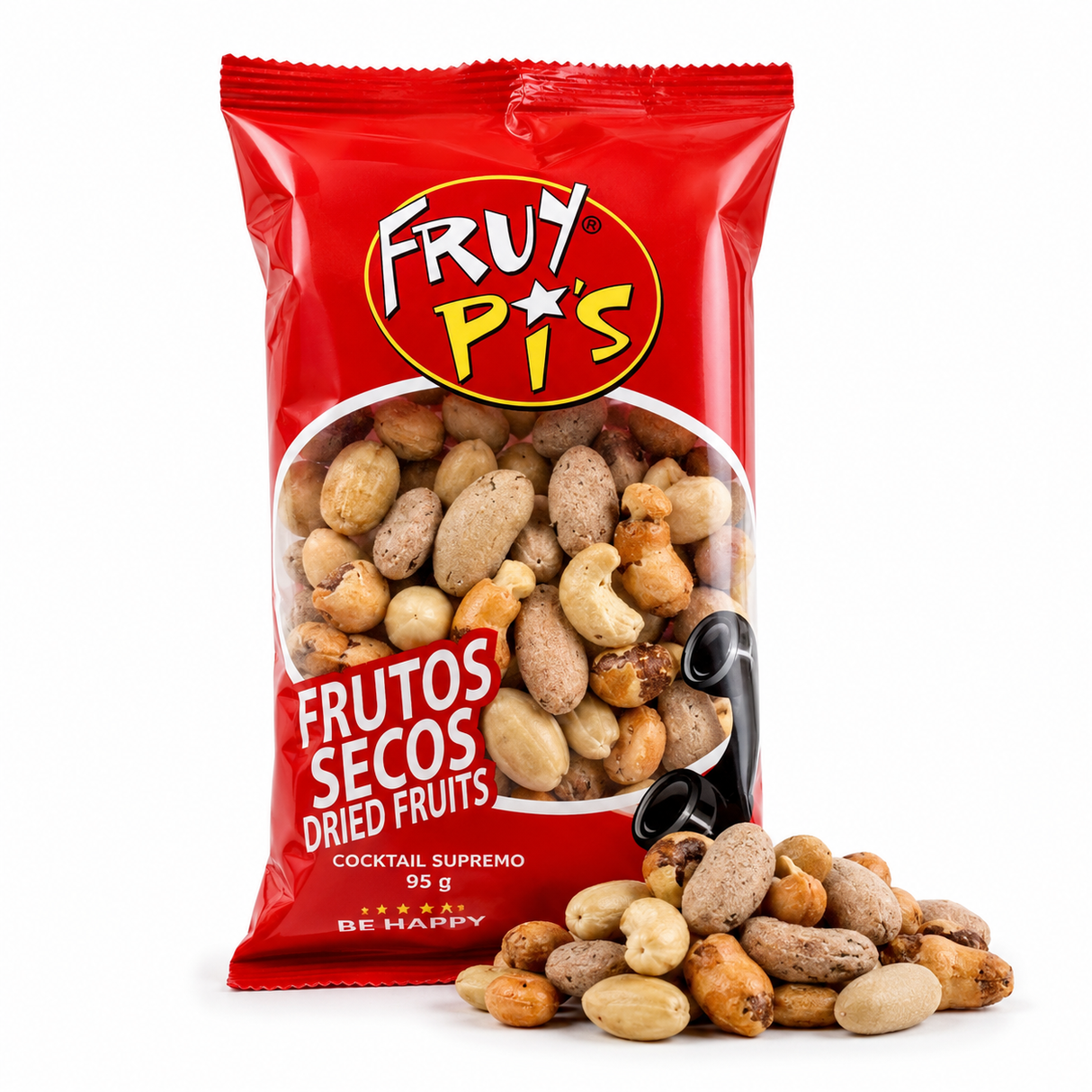 Cóctel supremo de frutos secos (caja de 10 bolsas de 95 g)