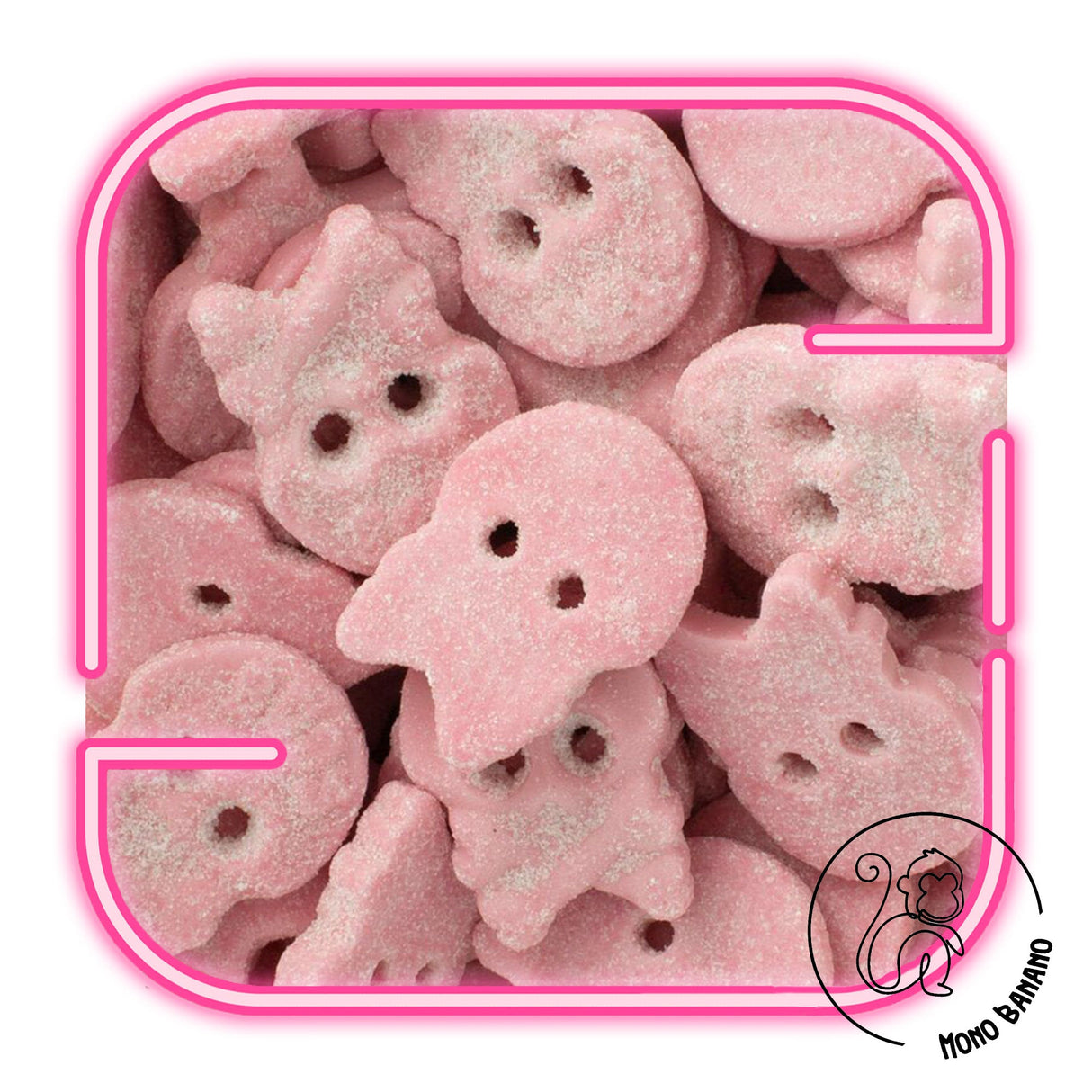 Calaveras acidas fresa