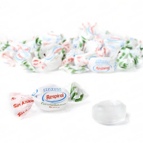Caramelos Respiral Eucaliptus Mentol Sin Azucar 1Kg a granel