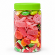 Tarro de chuches surtidas Mono Banano lleno de gominolas para regalo