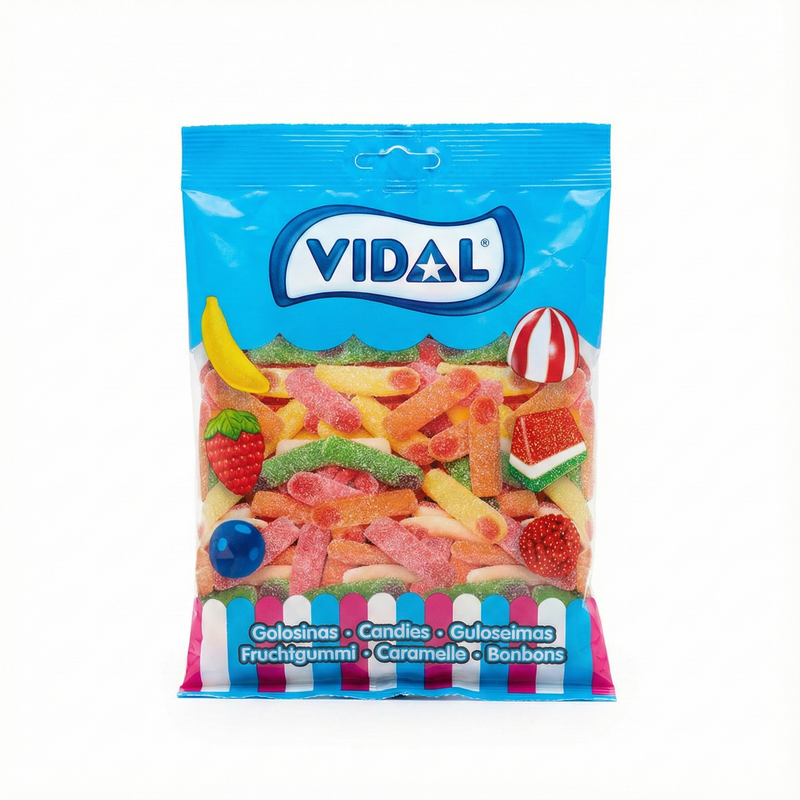 Dedos Pica de frambuesa de Vidal en bolsa de 1 kg con unas 167 unidades