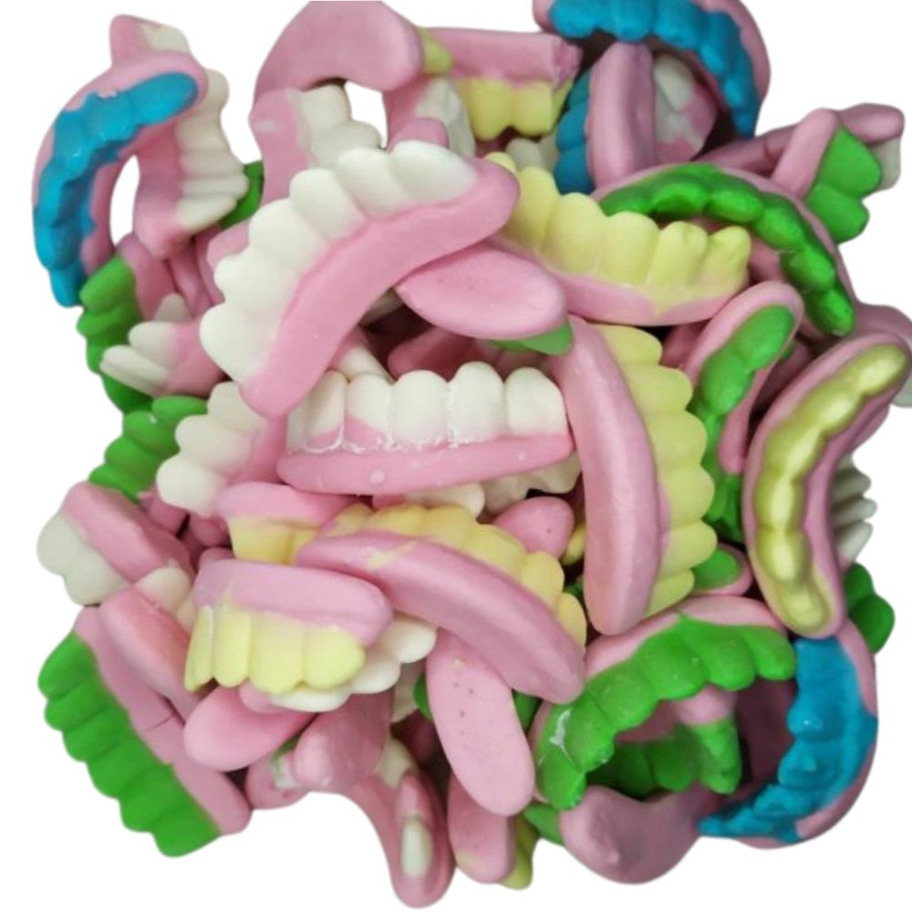 Bolsa de dentaduras de chuche foam de 1,4 kg sabor frambuesa