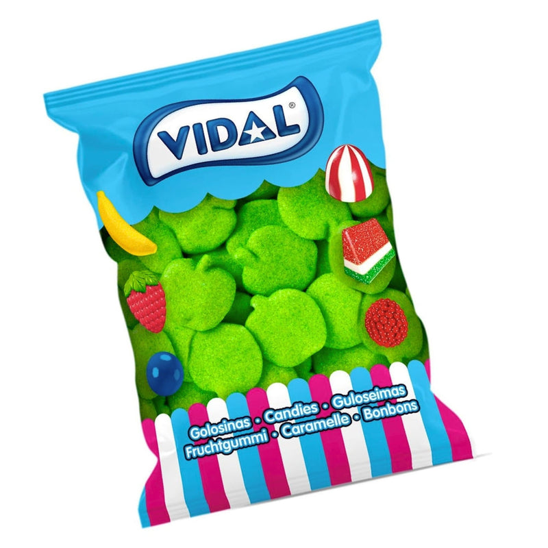 Bolsa de 1 kg de manzanas ácidas de chuche sin gluten de Vidal