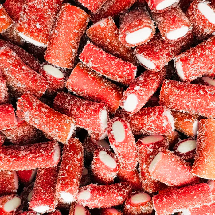 Bolsa de 1 kg de Dulcipica Fresa Boutique de Vidal, regaliz de fresa relleno con cobertura pica