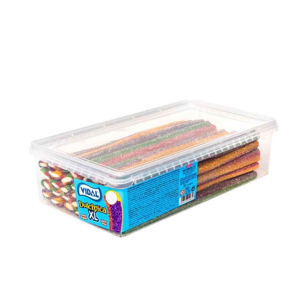 Regaliz pica pica XL multicolor Dulcipica de Vidal con relleno de fresa