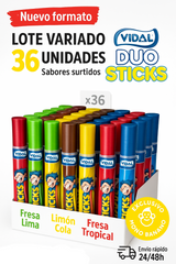 Duo Sticks polos estuche 36 uds