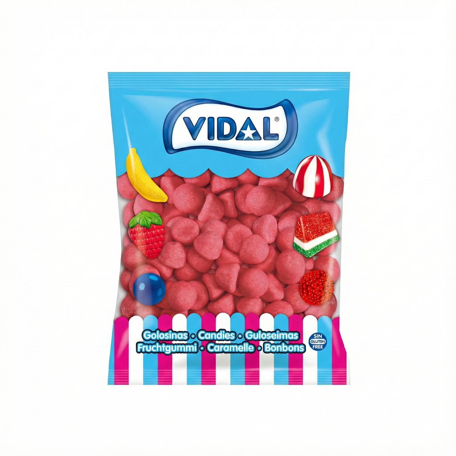 Fresas Crunch Fresa y Nata bolsa 1 Kg