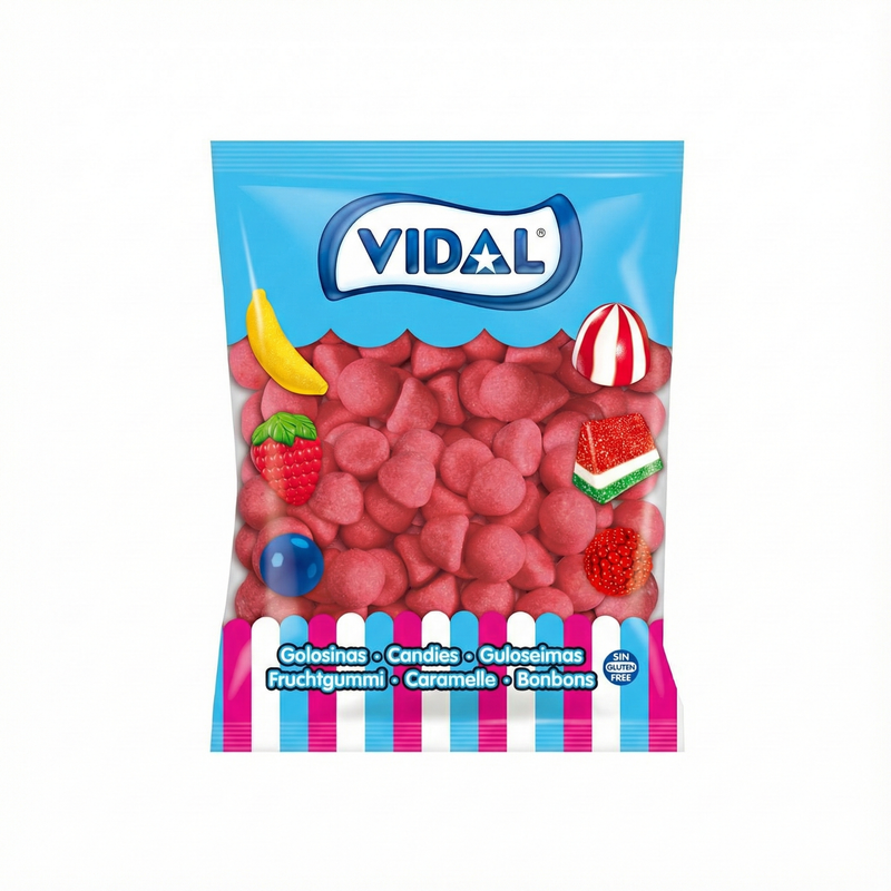 Fresas Crunch Fresa y Nata bolsa 1 Kg