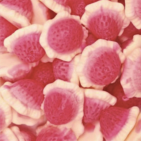 Fresones con Nata rellenas chuche bandeja 795gr | 75 uds