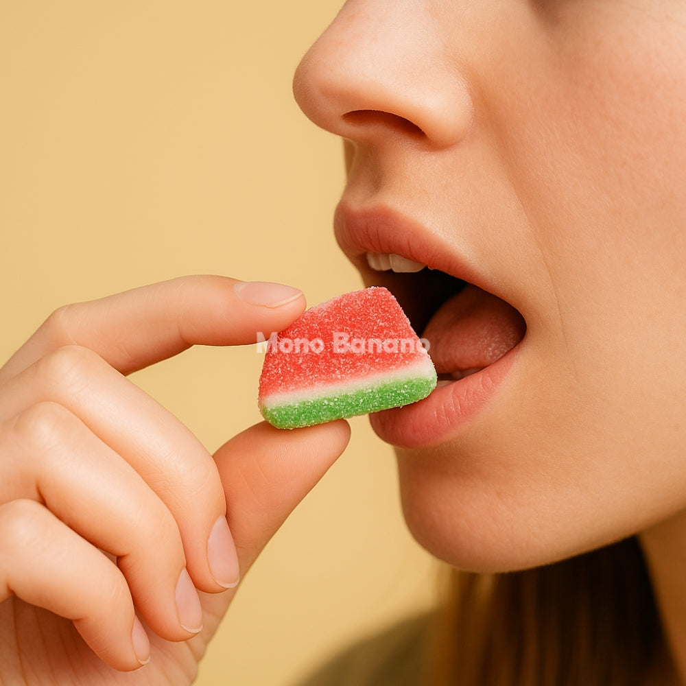 Golosina chuche sandia mono banano