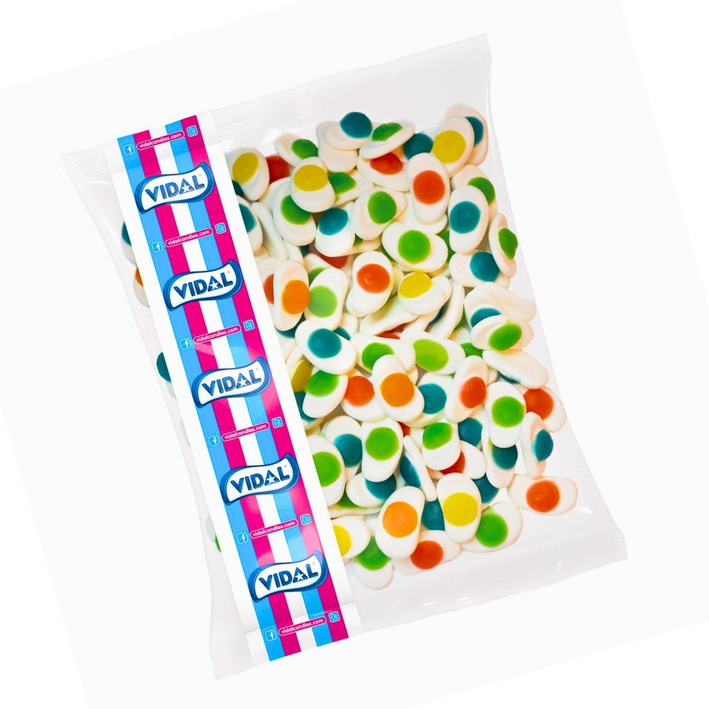 Bolsa de 1 kg de huevos fritos de colores Vidal, gominolas surtidas