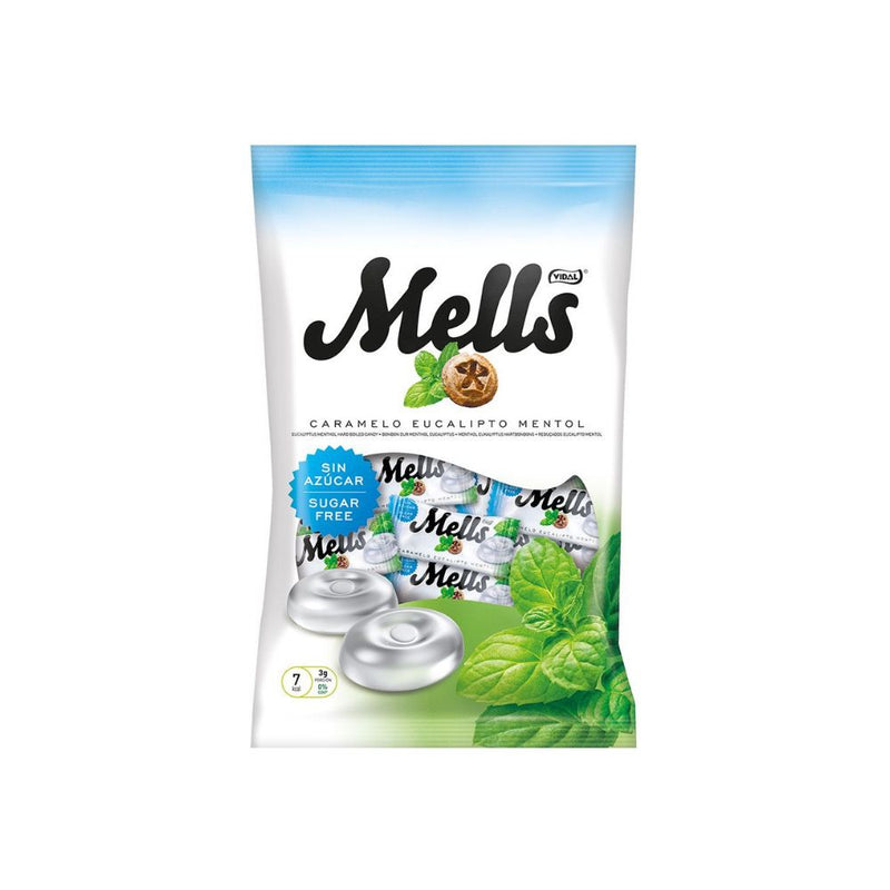 Bolsa de Mells Eucalipto Mentol sin azúcar de Vidal, 900 g