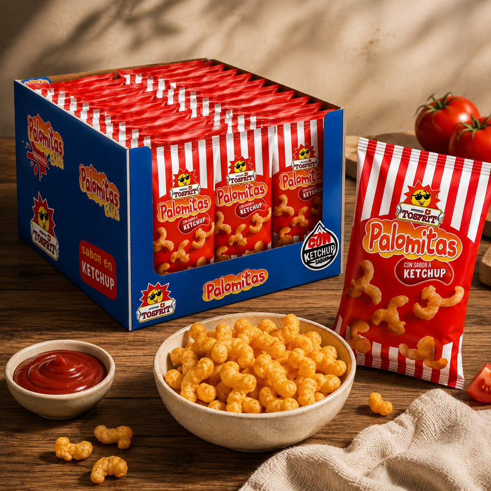 PALOMITA KETCHUP TOSFRIT caja 25x35gr